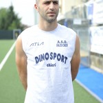 Il bomber Lazzaro, autore del gol-partita al 90'