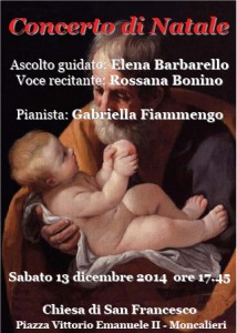 Moncalieri concerto natalizio