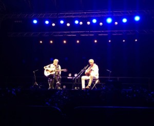 Gil e Veloso in concerto, davanti a 4 mila persone (Foto Maso)