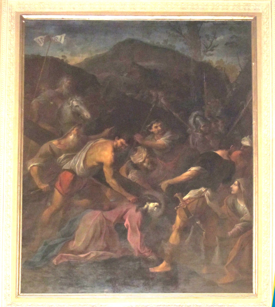 ANONIMO. Caduta di Gesù sotto il peso della croce (1668-1670)