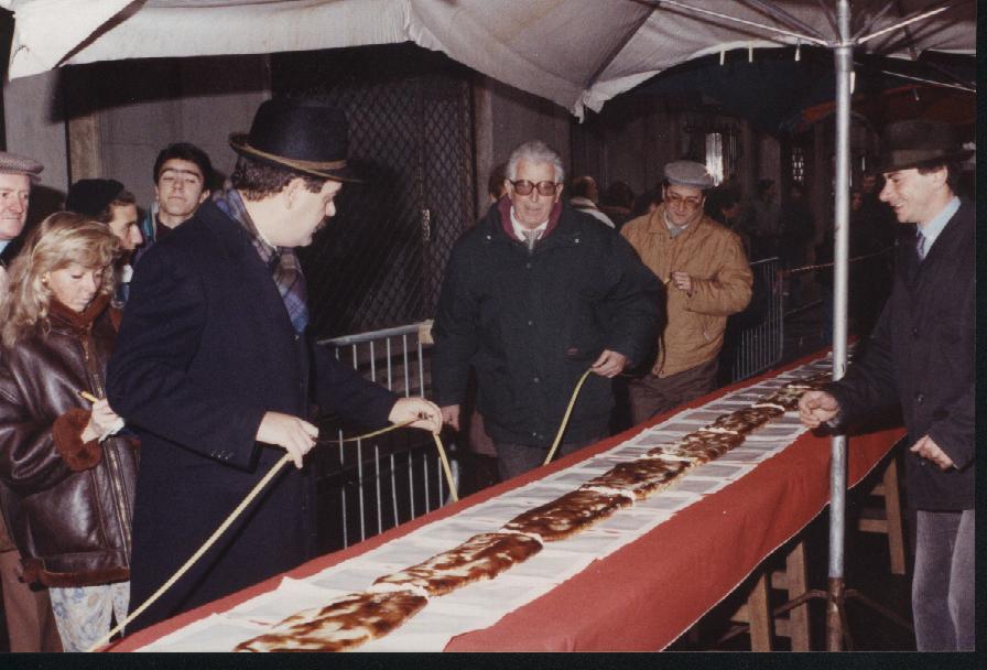 Focaccia da Guinness 1989 con Vezzoso