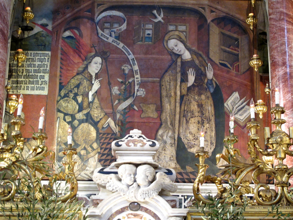 TAVERNIER Gillio. Annunciazione (1469)