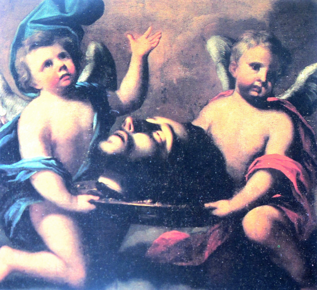 DUFOUR Lorenzo, Il Capo di San Giovanni Battista portato dagli Angeli, (1669).