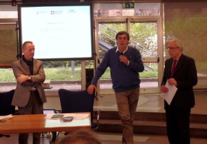 L'assessore Ferrero e Franco Roero (al centro)