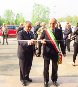 Lancione e Martano al taglio del nastro