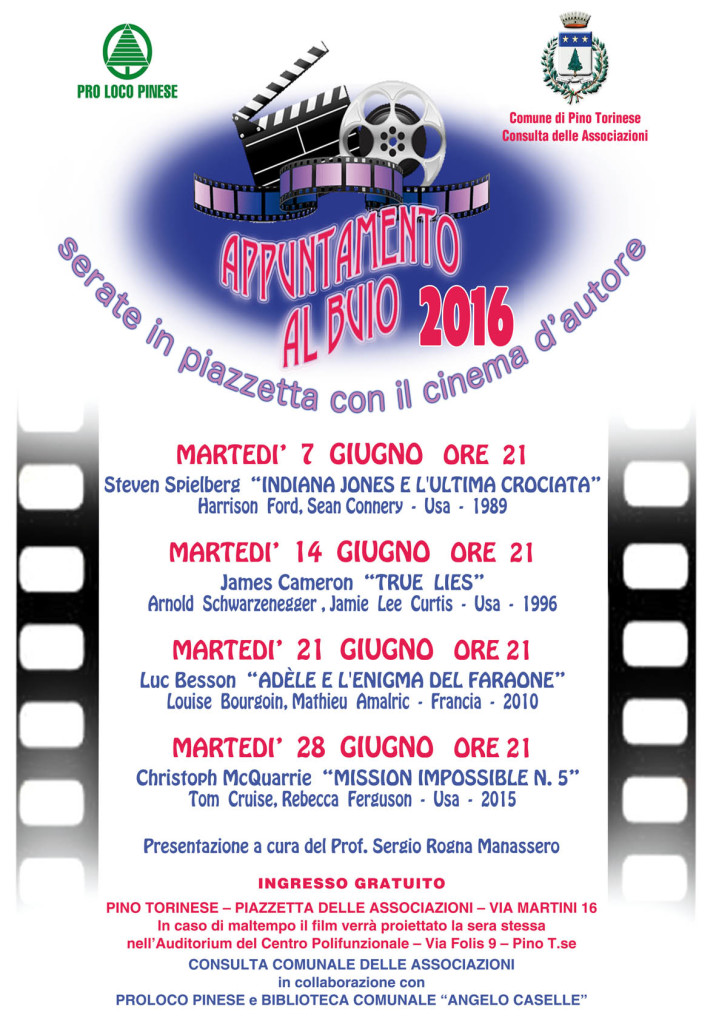 Cinema in piazza 2016