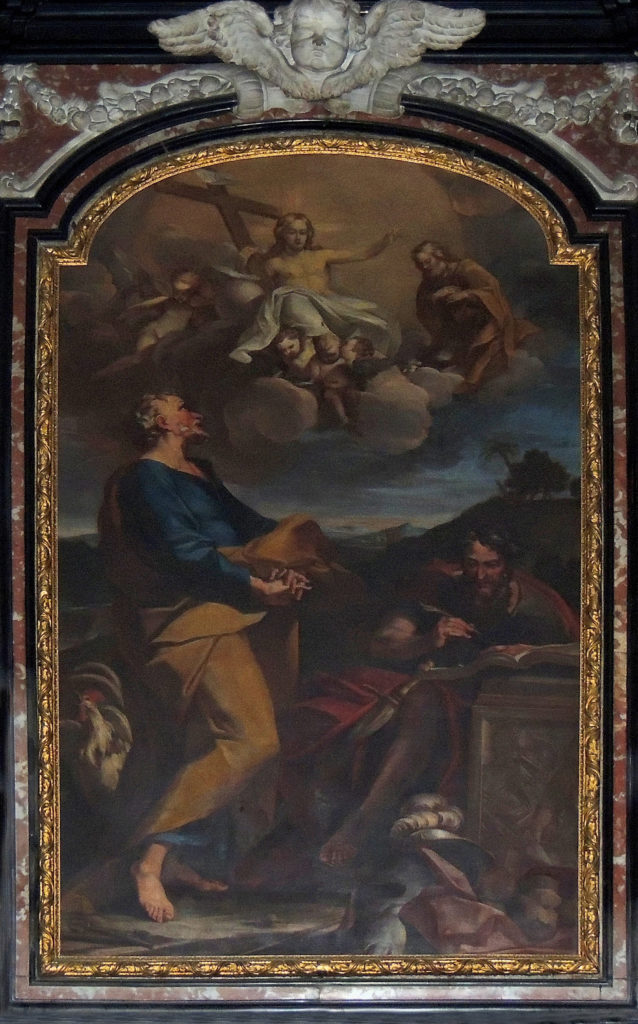 PARODI Giovanni Battista. Gli Apostoli Pietro e Paolo (1711)