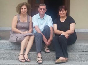 Patrizia, il presidente Giuliano e Rosanna