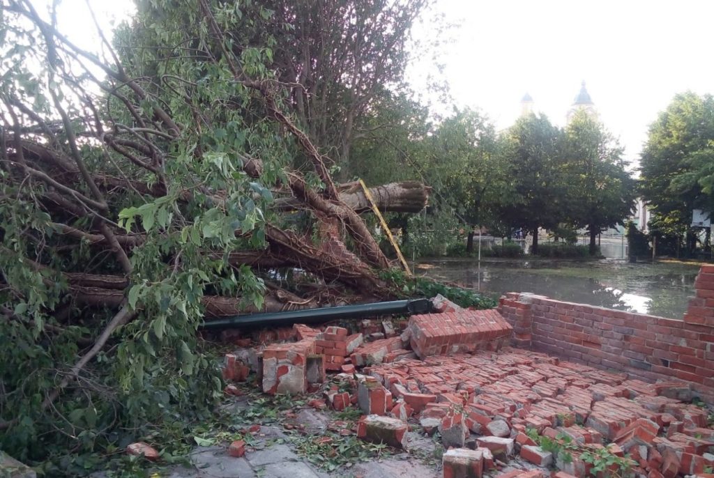 Uno scorcio di Piazza Europa