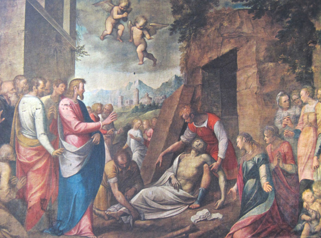 Guglielmo Caccia (il Moncalvo). La Resurrezione di Lazzaro (1615 ca.)