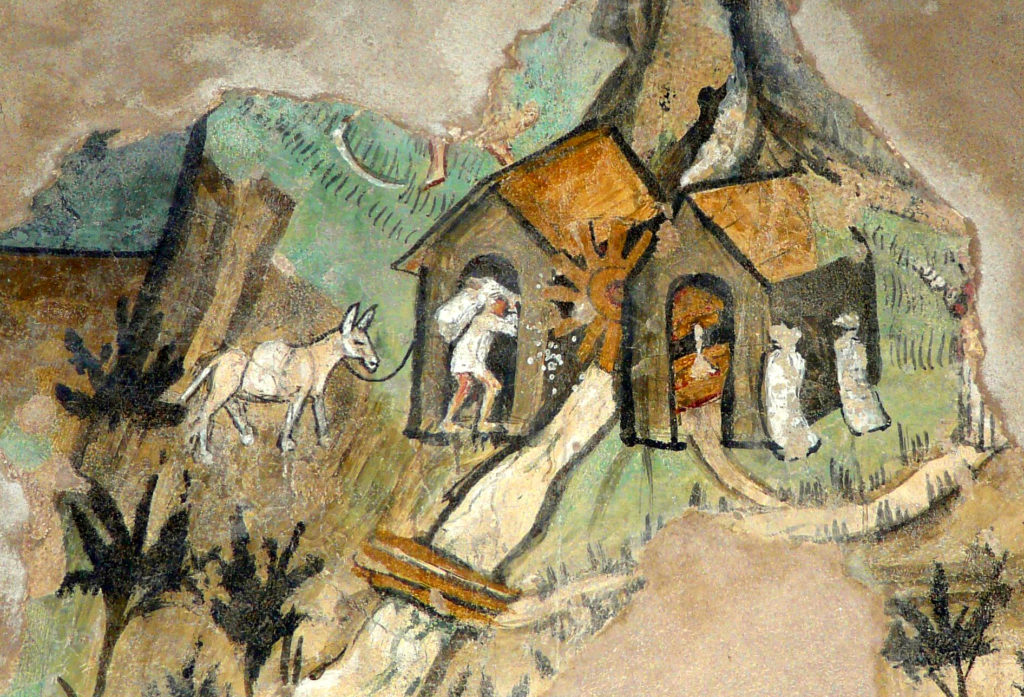 SCUOLA DI GIACOMO JAQUERIO. Scene dell’Infanzia di Cristo (inizio sec. XV)