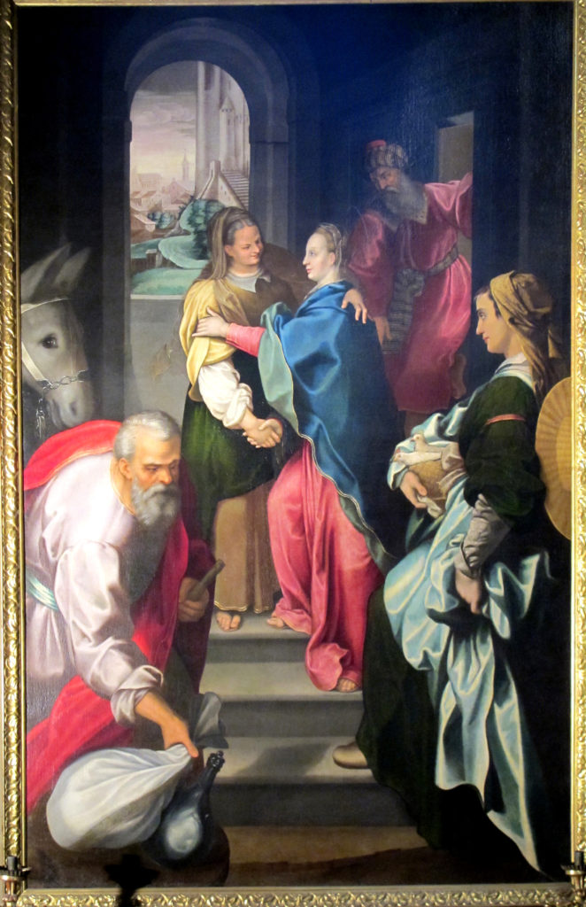 LEVOYER Robert (?). Visitazione di Maria a Santa Elisabetta (1595 ca.)