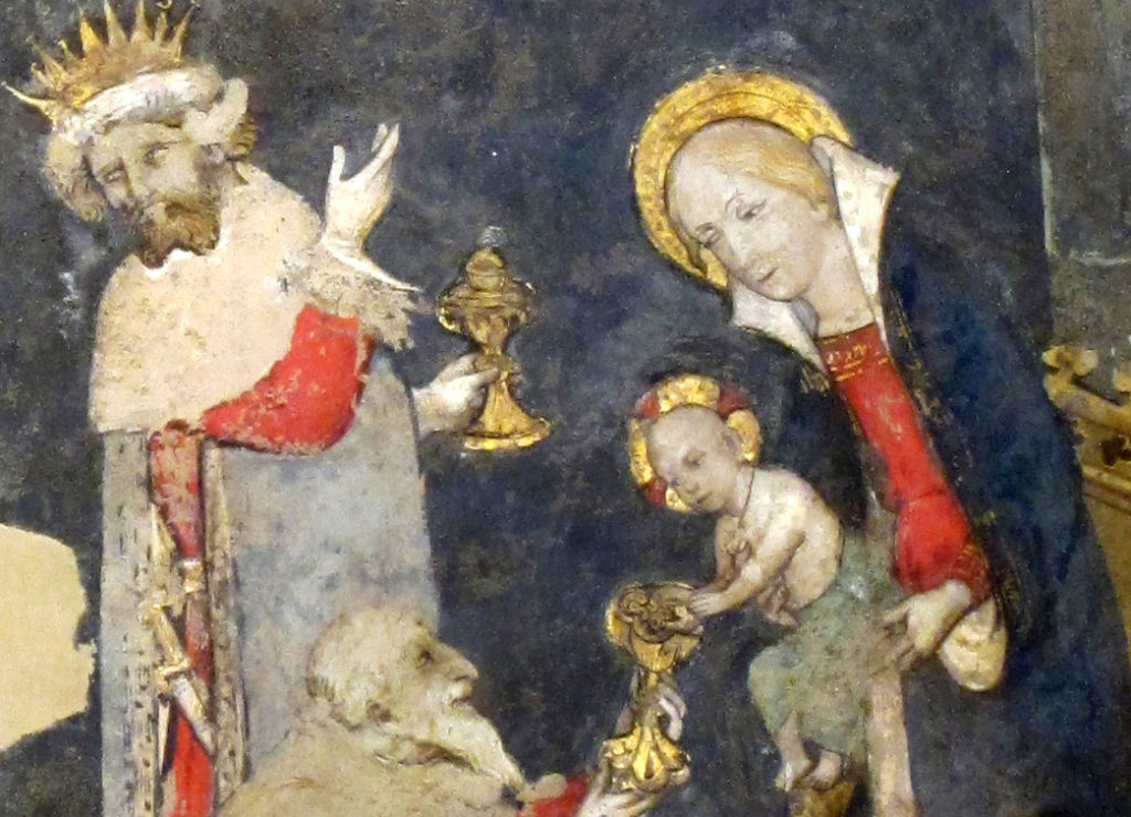 SCUOLA DI GIACOMO JAQUERIO. Scene dell’Infanzia di Cristo (inizio sec. XV) - Re Magi