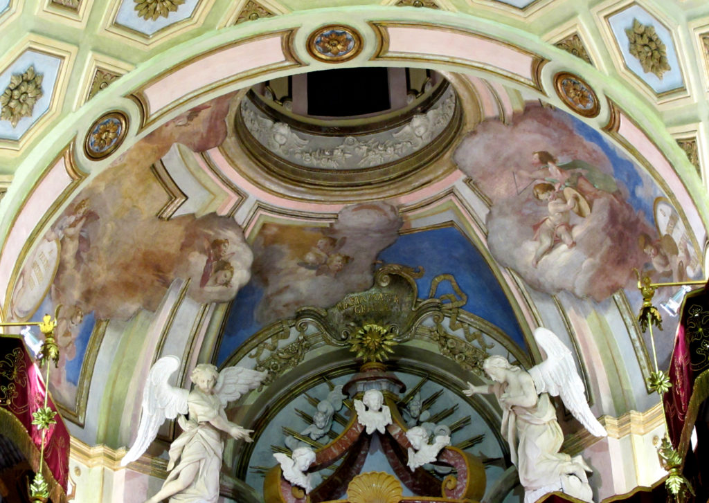 SARIGA Giuseppe. Affreschi della cupola (1760 ca). 