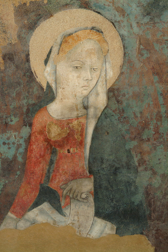 Autori ignoti, Dettaglio Scene della vita di Maria e di Gesù (inizio del sec. XV)