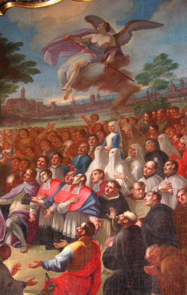 SARIGA Giuseppe. Il voto e la fine della peste. (1760 ca). 