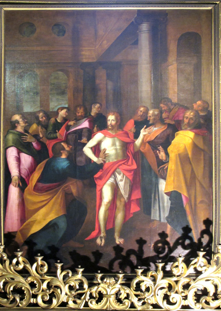 CASELLA Giovanni Andrea (?). CASELLA Alessandro (?). L’incredulità di S. Tommaso, (1639 ca.)