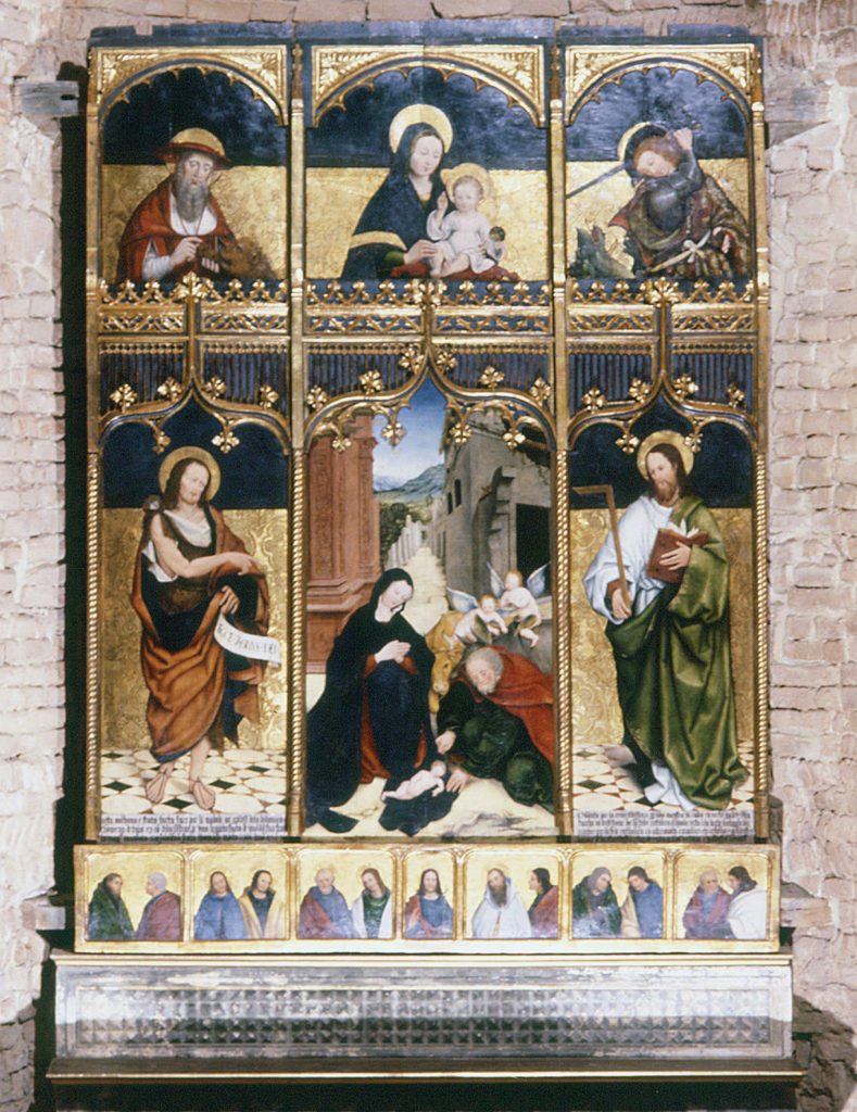 DAVERS Gomar – BERGLANDI Francesco . La pala Tana (1503)