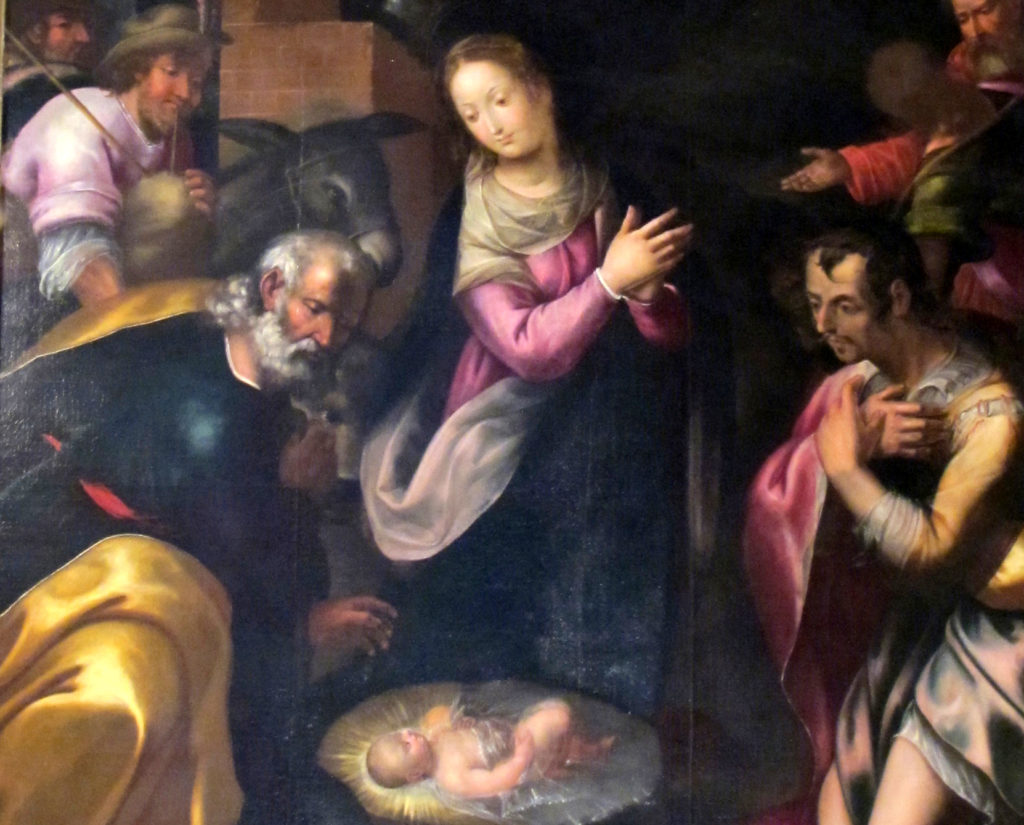 ANONIMO. Adorazione dei pastori (fine sec. XVI)