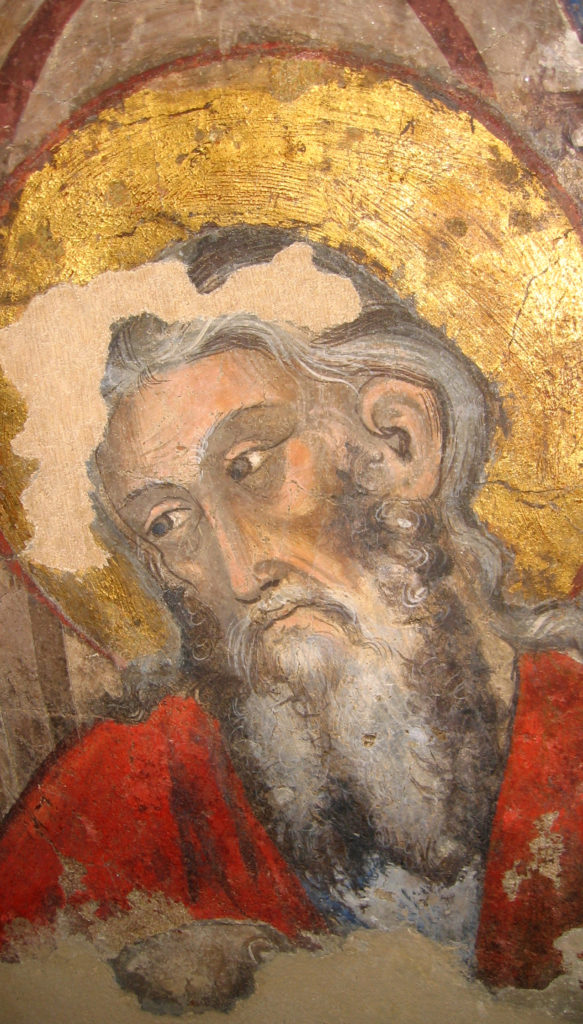 AUTORI ANONIMI. Ciclo di affreschi sulla vita di San Giovanni Battista (inizio sec. XV) - particolare