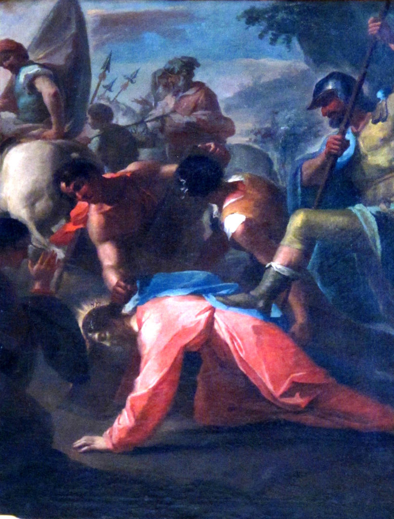 Via Crucis. IX staz. Gesù cade lungo la via del Calvario