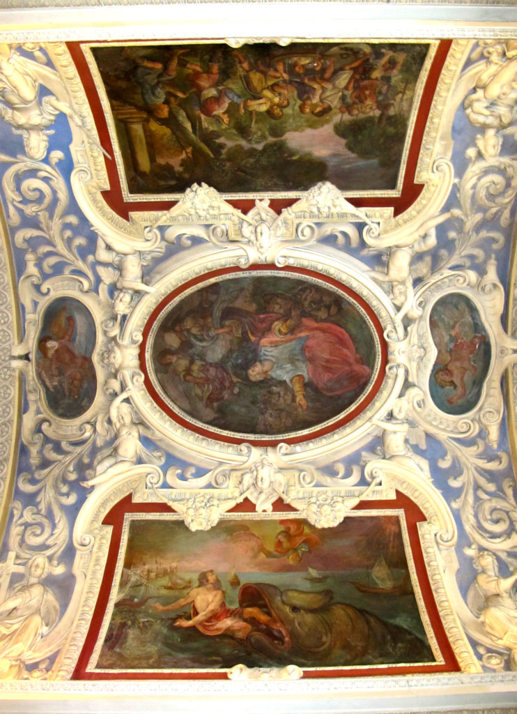 ANONIMO. Affreschi della volta. Scene bibliche (1652)