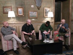 Andrea Ferraris, Fabrizio Dori, Rocco Albanese e Mauro Greco al Circolo dei Lettori