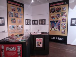 le tavole originali in mostro Alan Ford