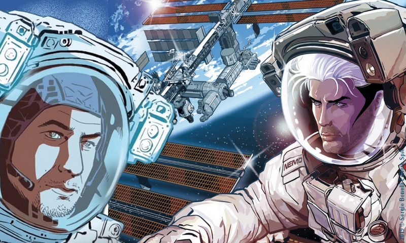 Luca Parmitano e Nathan Never