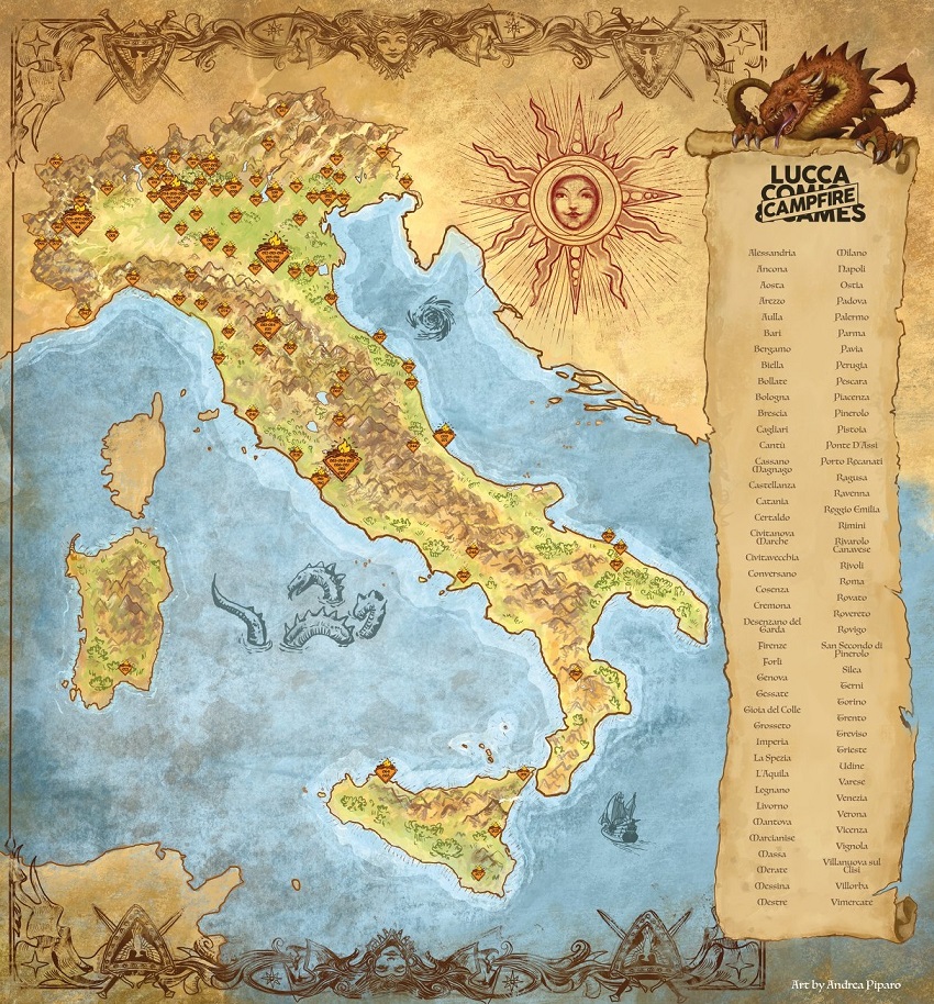 i campfire di Lucca Changes 2020