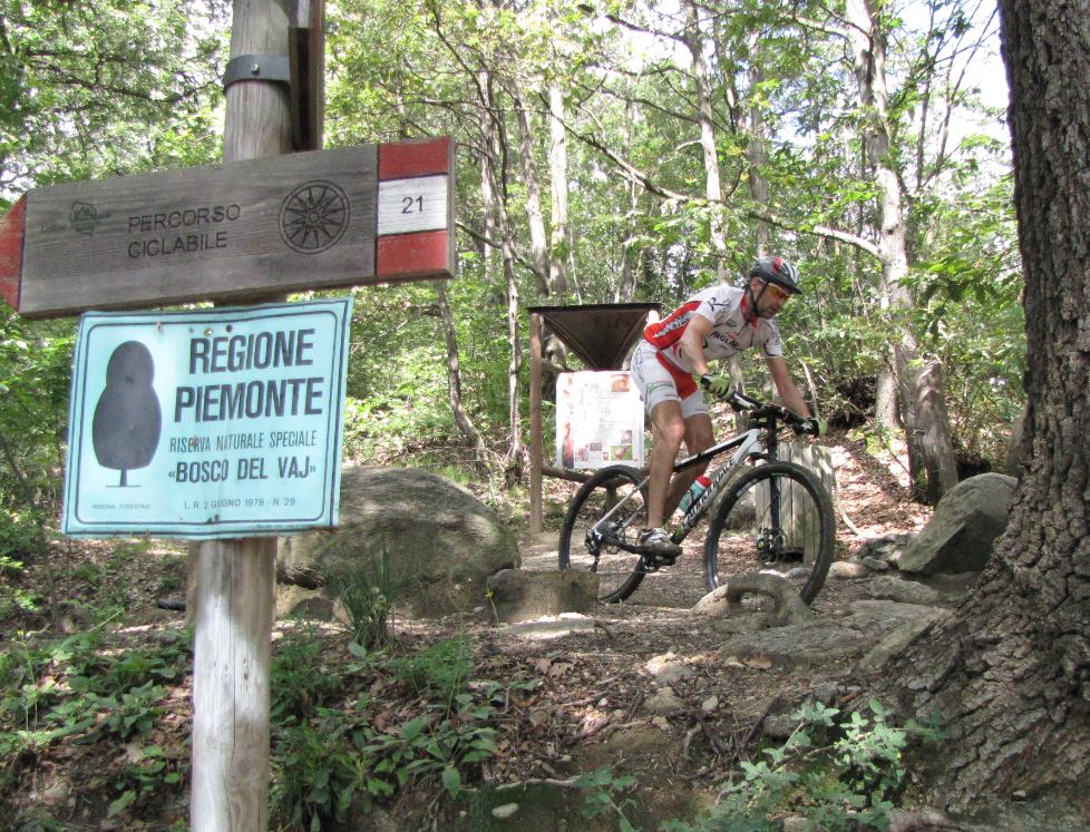 Parco di Superga. Appello agli appassionati di mountain bike:\