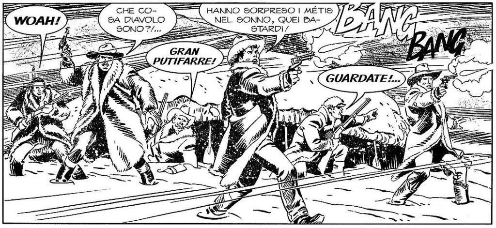 Tex combatte al Nord