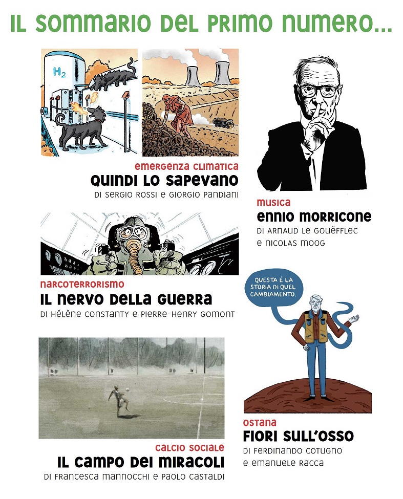 La Revue Dessinée Italia sommario