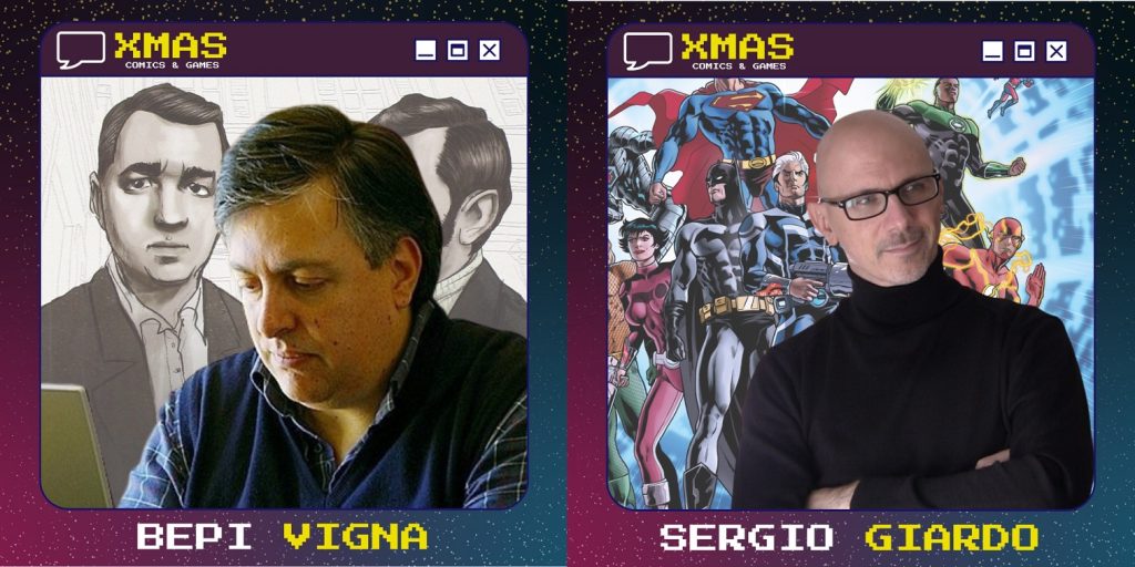 Bepi Vigna e Sergio Giardo a Xmas Comics 2022