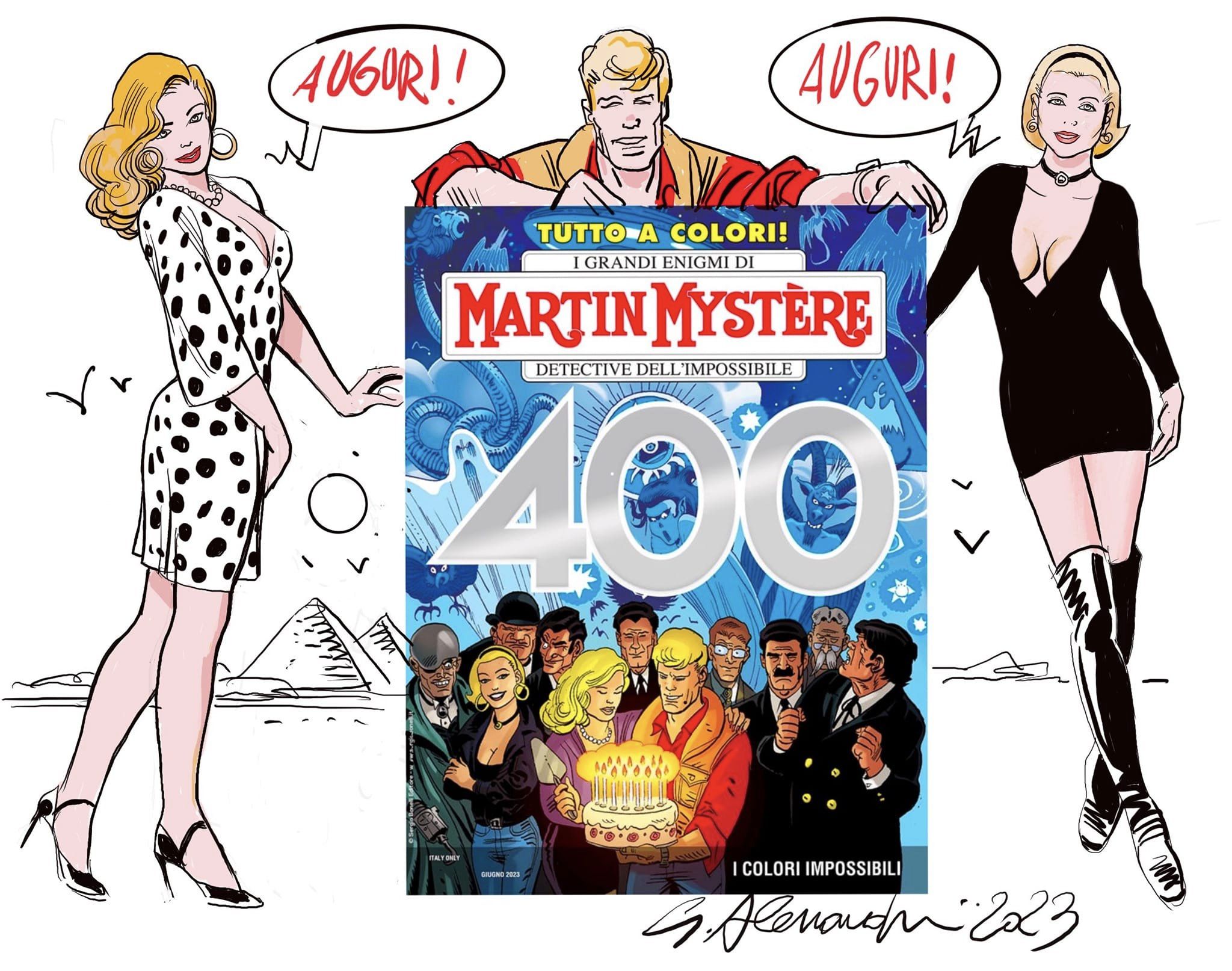 Auguri a Martin Mystère per i 400 numeri