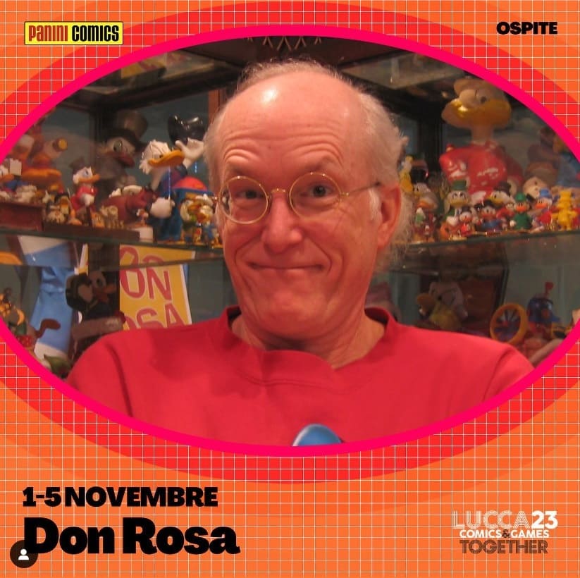 Don Rosa a Lucca Comics & Games 2023