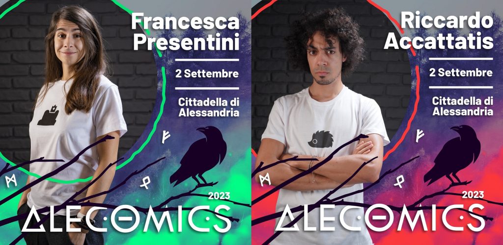 Fraffrog e RichardHTT ad ALEcomics 2023