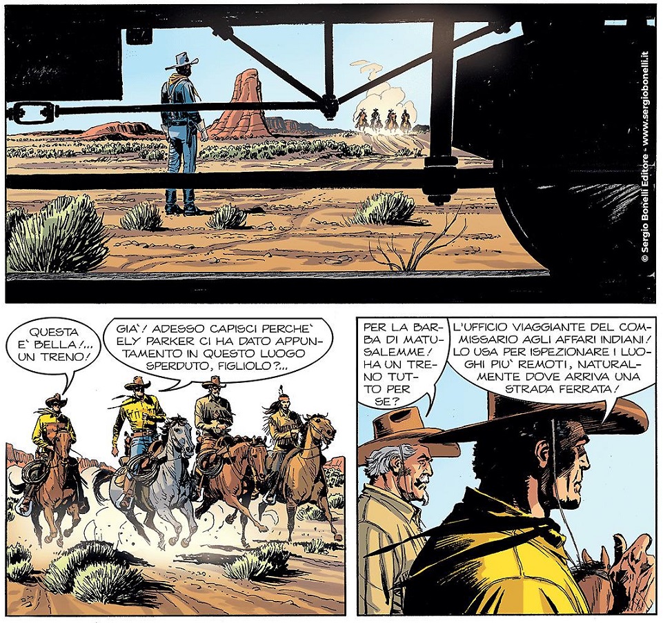 tavola di Claudio Villa da Tex 755