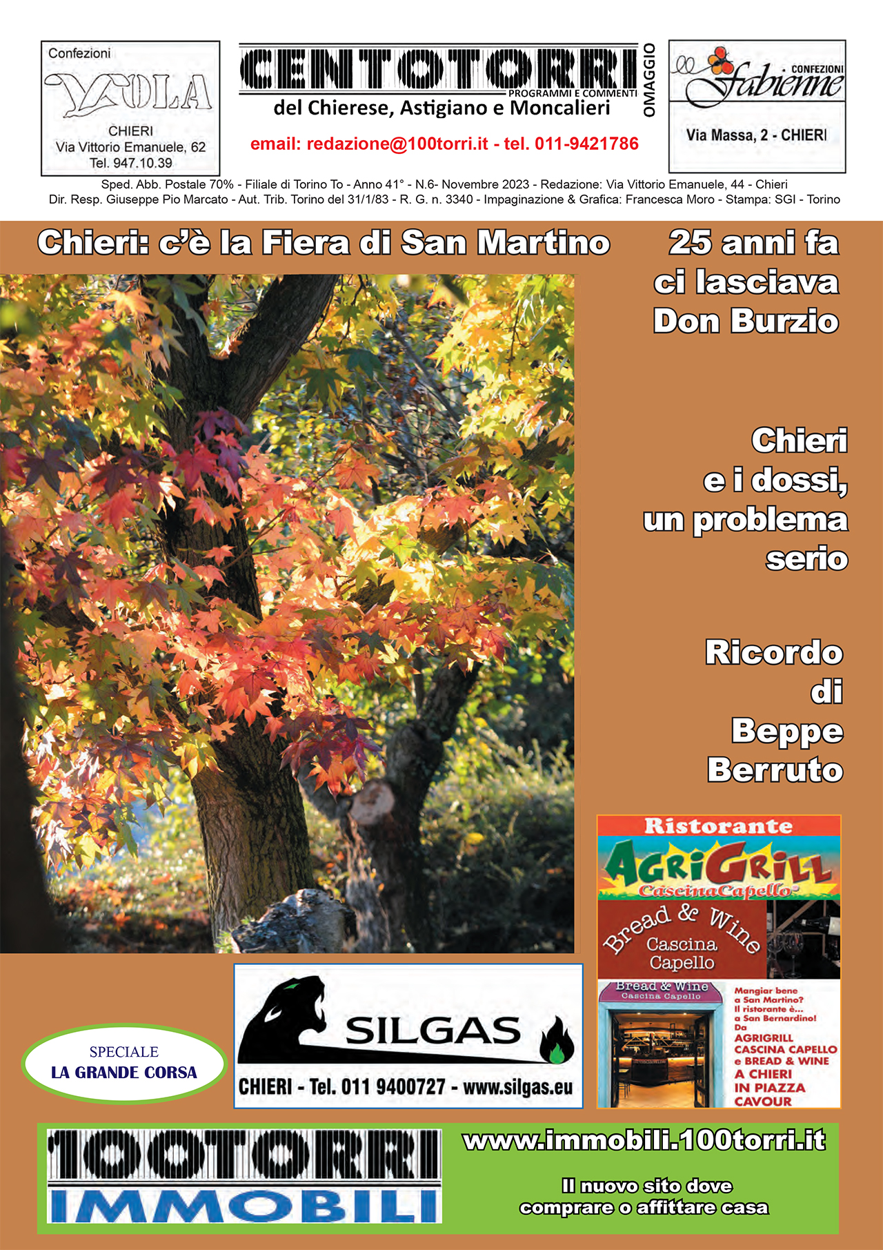 Centotorri Novembre 2023