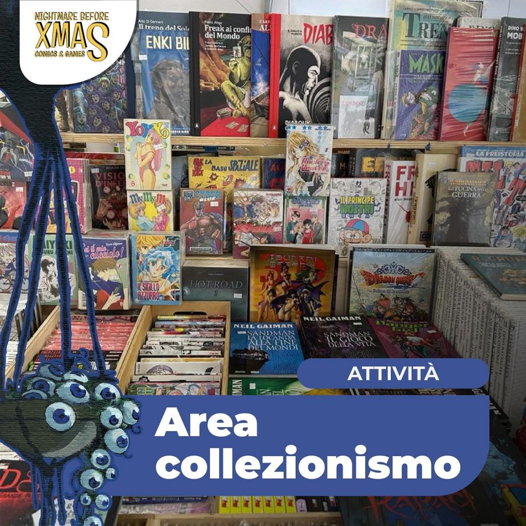 Area Collezionismo a Xmas Comics 2023