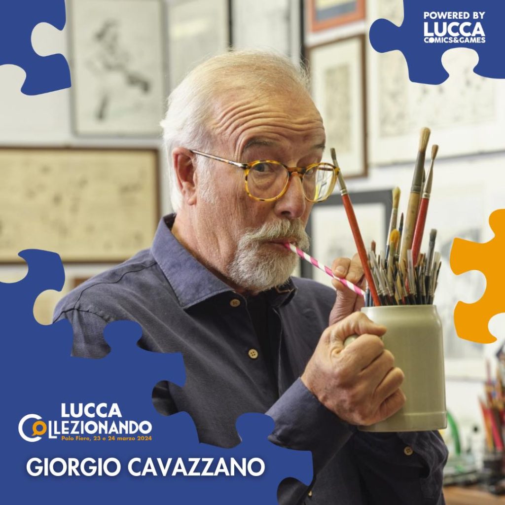 Giorgio Cavazzano a Lucca Collezionando 2024