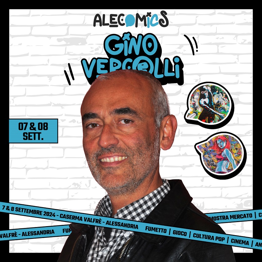 Gino Vercelli ad ALEcomics 2024