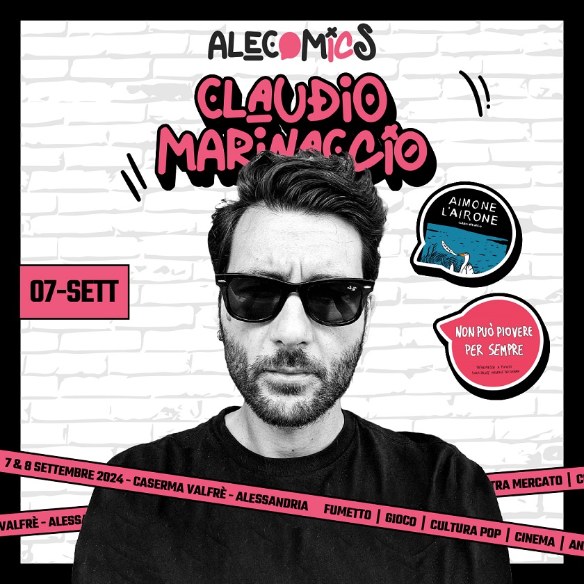 Claudio Marinaccio ad ALEcomics 2024