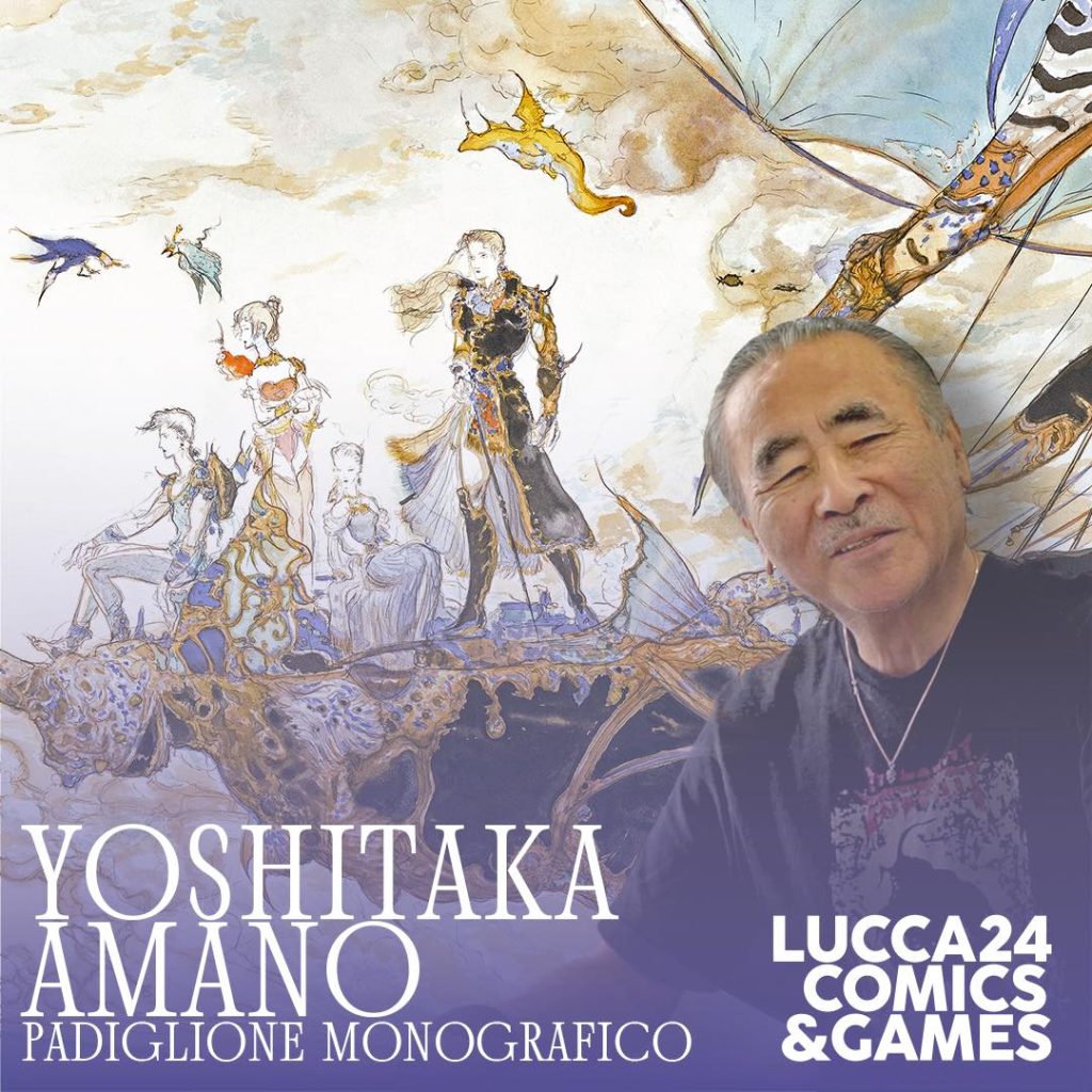 Yoshitaka Amano a Lucca Comics & Games 2024