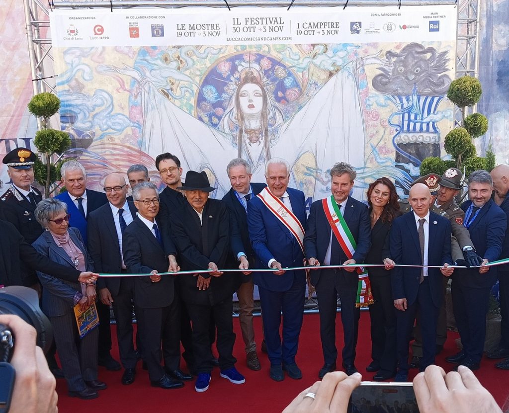 inaugurazione di Lucca Comics 2024