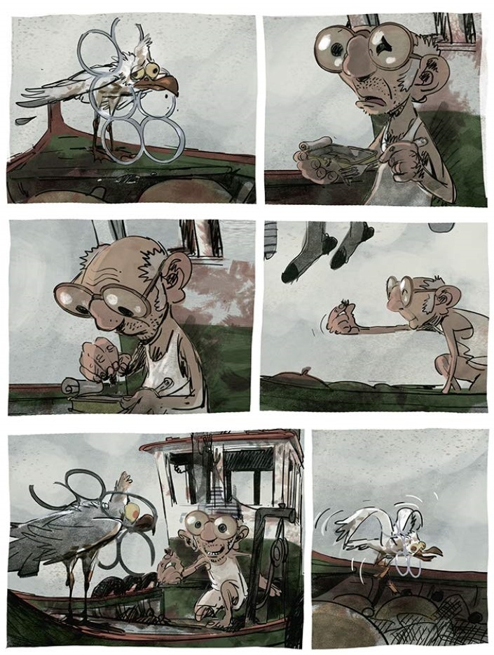 tavola da Un oceano d amore di Panaccione