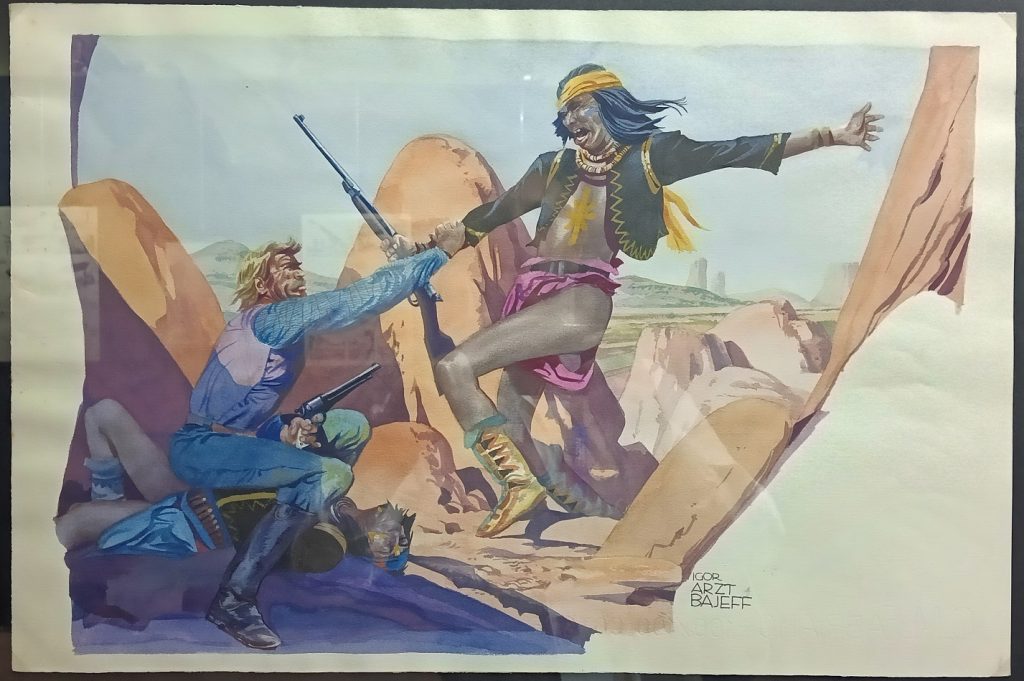 Attilio Micheluzzi in mostra a Lucca Comics 2024