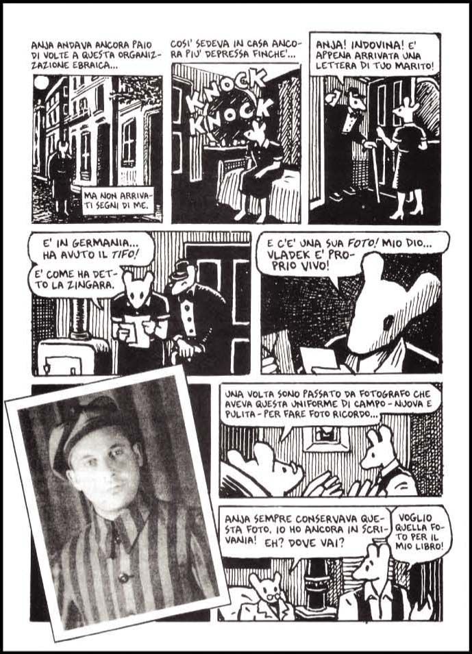 tavola da Maus di Art Spiegelman