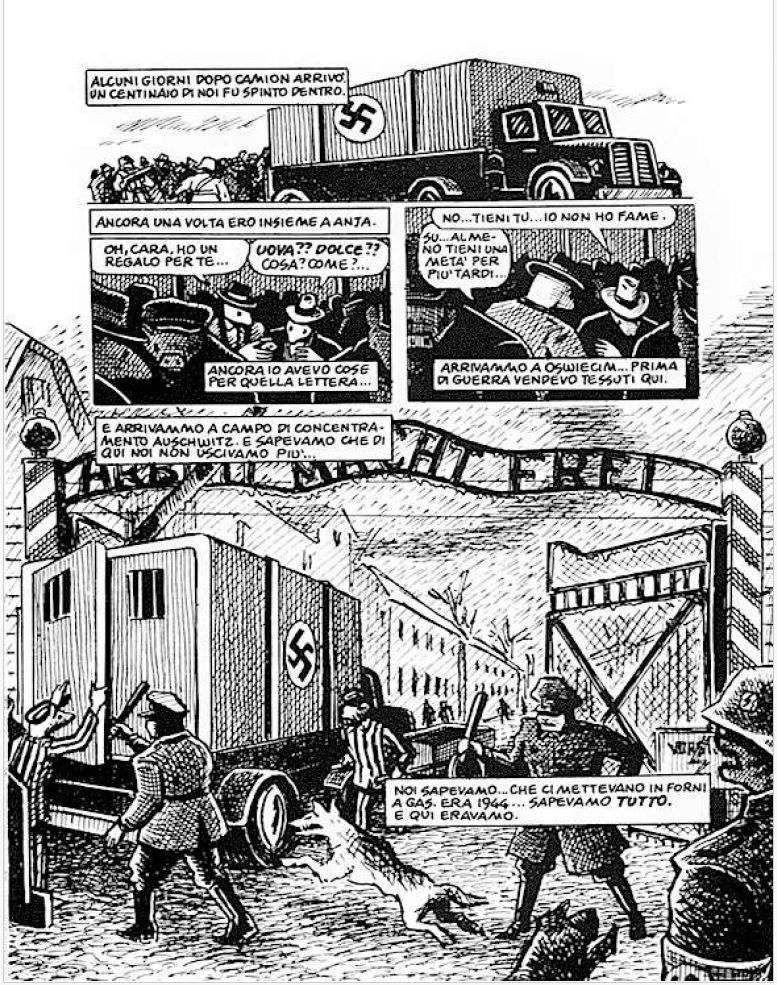 tavola da Maus di Art Spiegelman