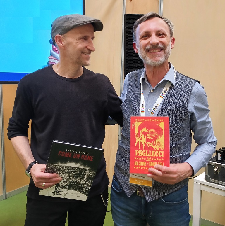 con Danijel Žeželj al Salone del Libro di Torino 2025